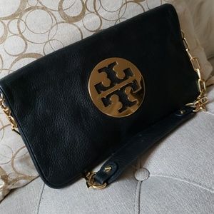 Tory Burch clutch purse black